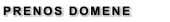 prenos in podalj�anje domene